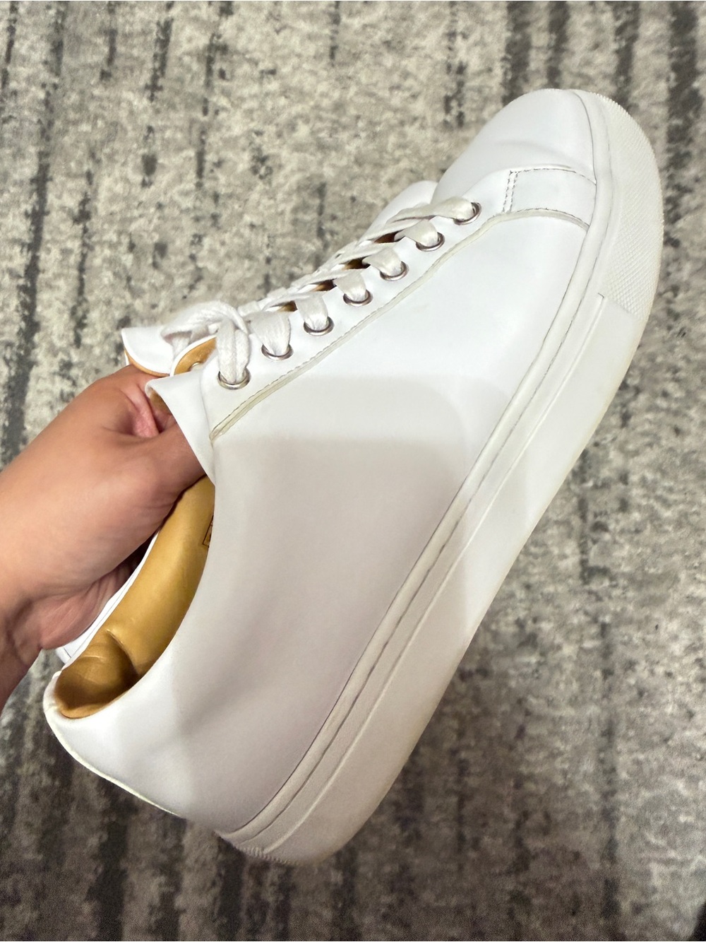 Thursday Boot Company Women’s Premier Low Top White Italian Leather Shoes - Picture 10 of 16
